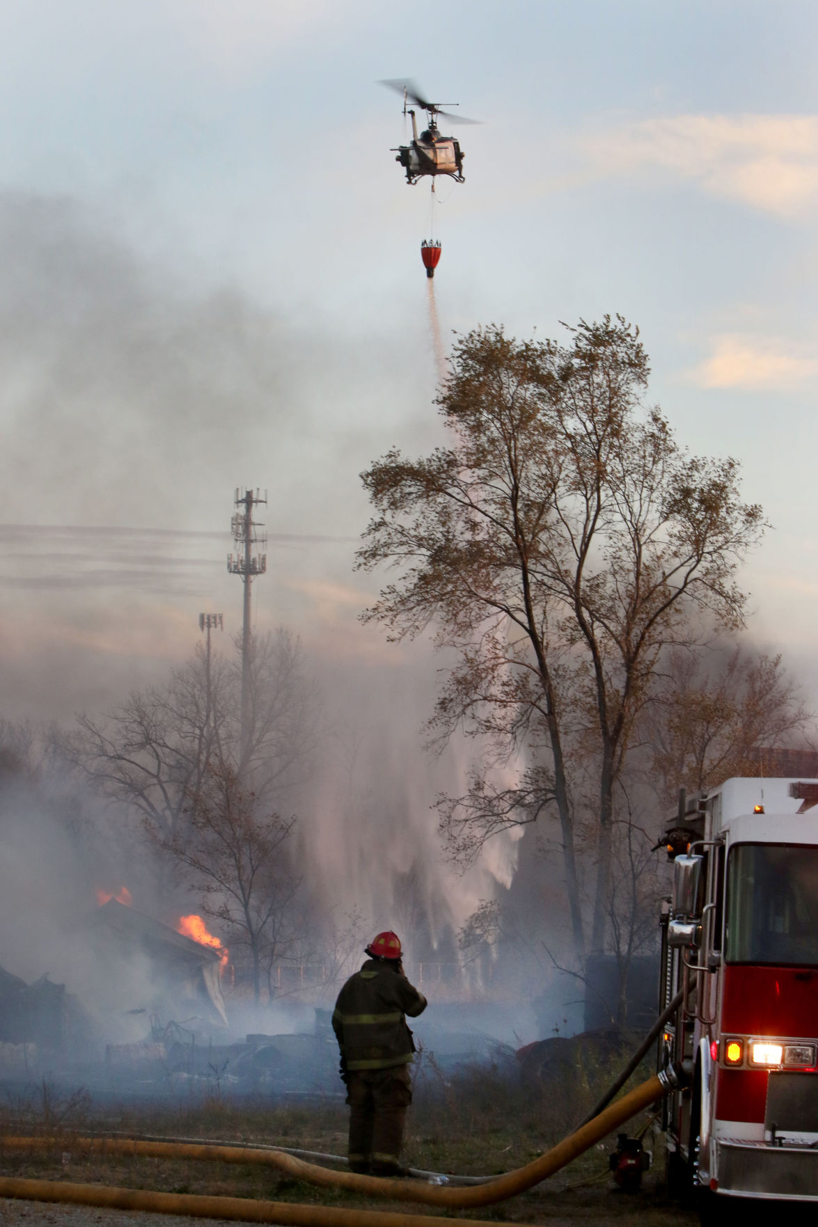 Gary brush fire